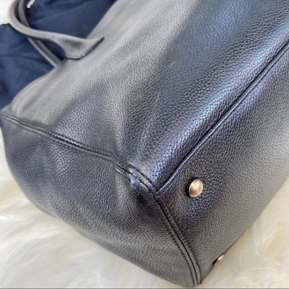 Chanel Caviar Black Leather Tote + Dustbag - Picture 9 of 15